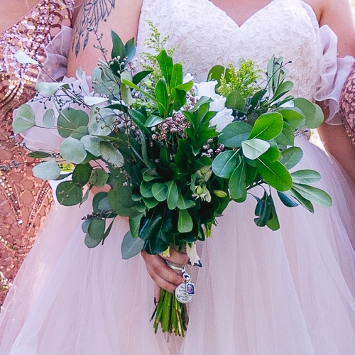 Earthy Boho Wedding Bride Bouquet